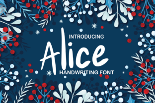 Alice: A Handwritten Font That Brings Warmth to Every Maker's Project