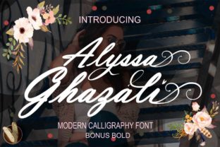 Alyssa Ghazali: A Script Font That Captures Timeless Elegance