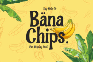 Bana Chips: A Handwritten Typeface for Timeless Editorial Design