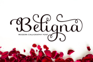 Beligna Font: A Charming Script for Crafters and Makers