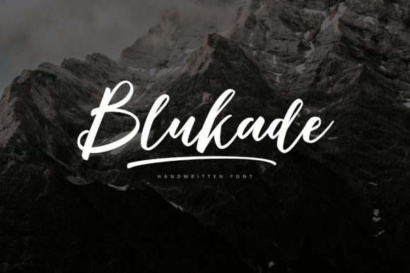 Blukade Font: A Designer’s Love Letter to Handwritten Typography