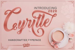 Cyrille: A Stylish Handwritten Font for Your Brand