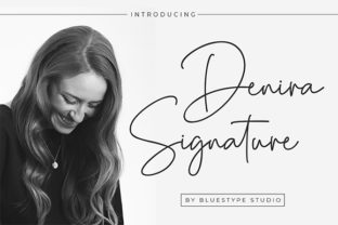 Denira Signature: A Handwritten Font for Crafters and Product Creators