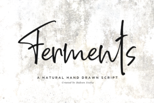 Ferments Font: A Stylish Handwritten Typeface for Your Brand