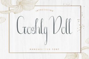 Goshty Doll: A Handwritten Typeface for Editorial Elegance