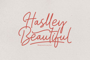 Haslley Beautiful: A Handwritten Typeface for Creative Makers