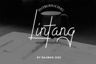 Lintang Typeface: A Script Font That Elevates Campaign Design