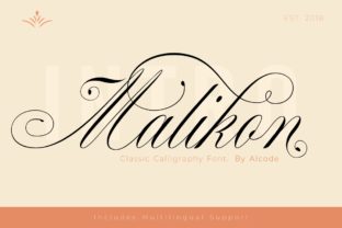Malikon Script Font: Elegance in Every Letter