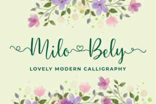 MiloBely: A Handwritten Font That Feels Like a Warm Welcome
