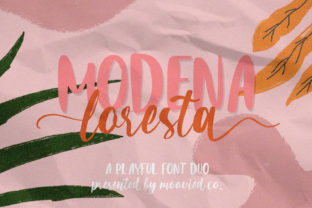 Modena Loresta Duo: A Fresh Script Font for Modern Branding