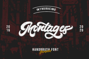 Montages: A Handwritten Font That Brings Nostalgia to Branding