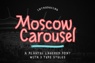 Moscow Carousel Font: A Handwritten Typeface for Heartfelt Creations