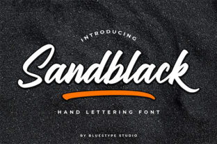 Sandblack: A Font That Feels Like a Signature