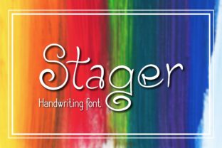 Stager Font: A Handwritten Typeface That Feels Like a Friend