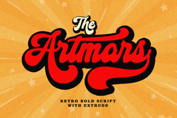 The Artmars Font: A Nostalgic Script for Timeless Branding